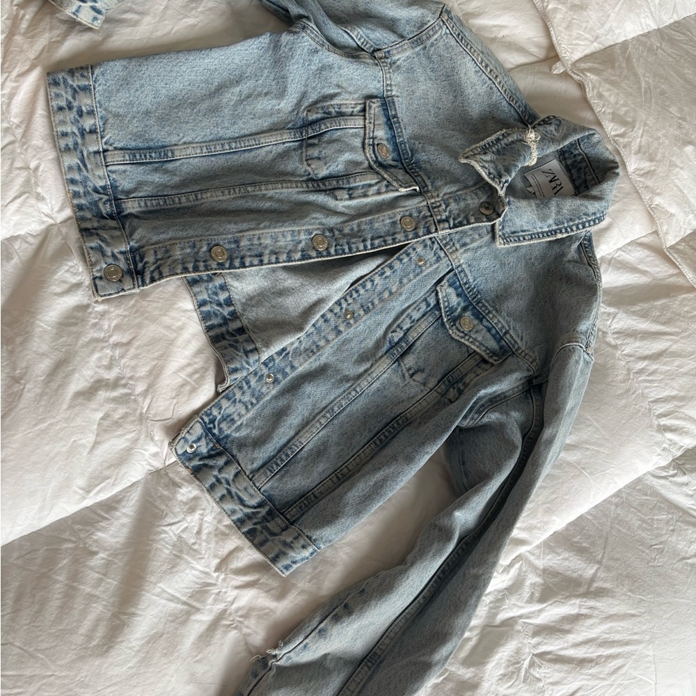 Zara Light Blue Denim Jacket